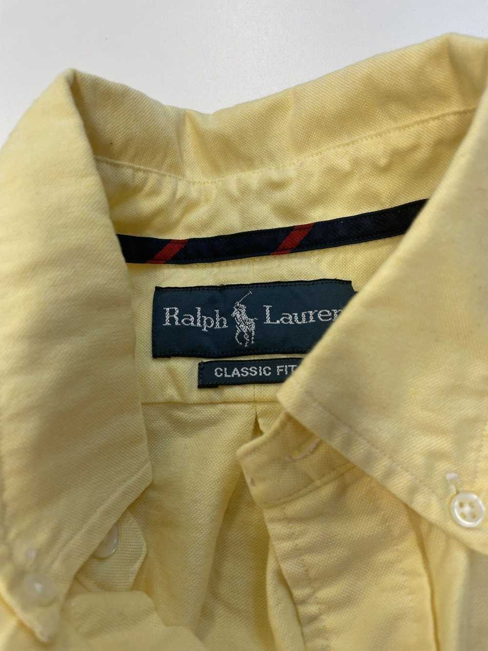 Ralph Lauren × Vintage Yellow M Polo - image 4