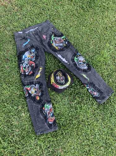 Custom Killer Clown Jeans