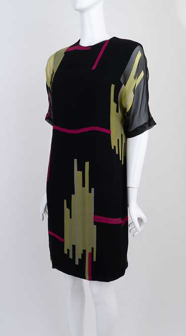 1960s Teal Traina Sheath Dress