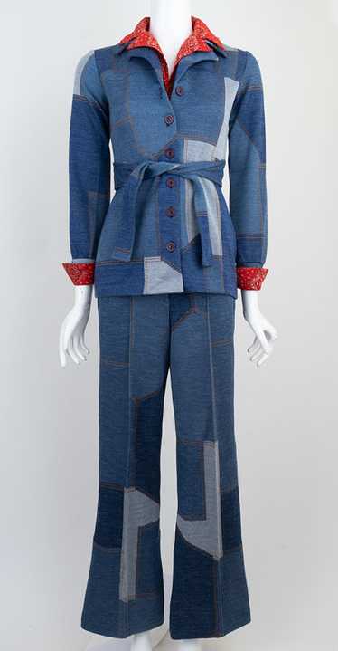 1970s Faux Denim Suit - Never worn!
