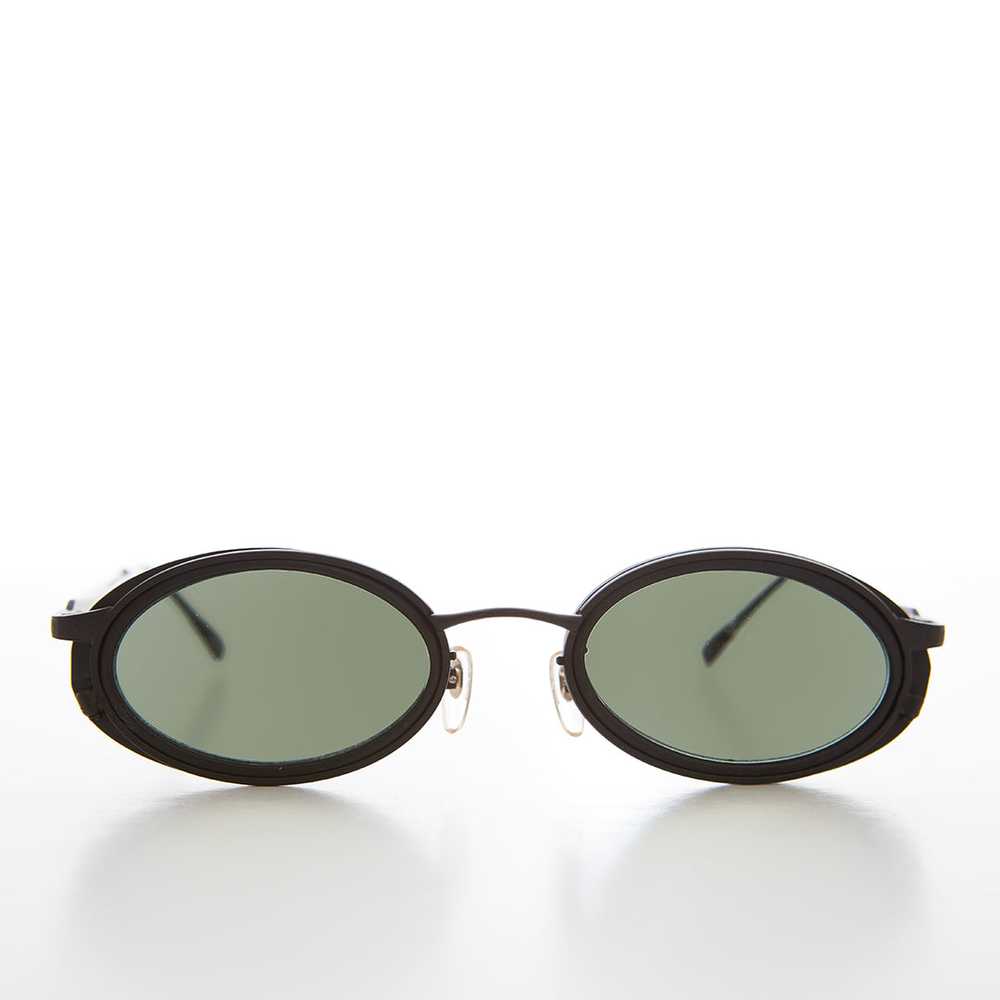 Oval 90s Vintage Sunglasses - Dorian - image 2