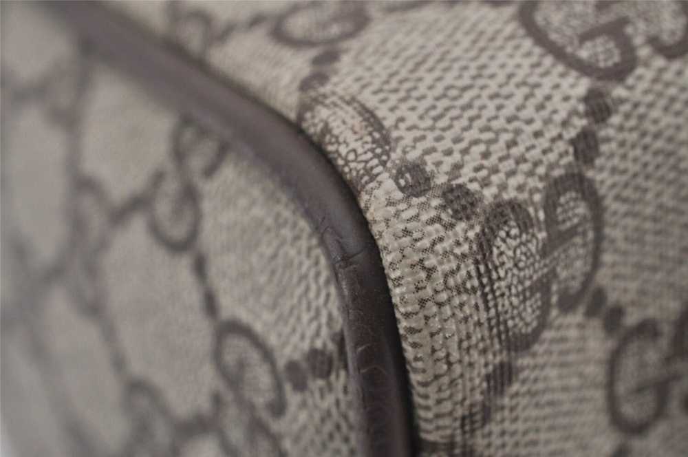Gucci GUCCI Web Sherry Line Hand Boston Bag GG PV… - image 7