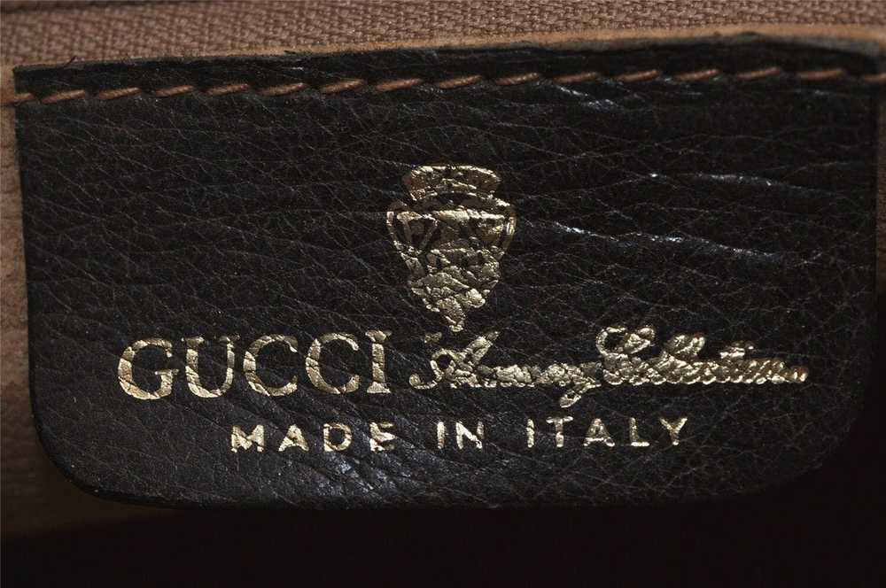 Gucci GUCCI Web Sherry Line Hand Boston Bag GG PV… - image 9