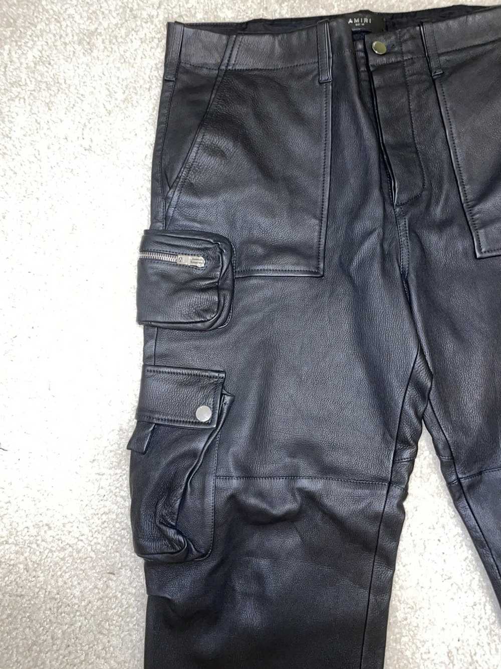 Amiri AMIRI Leather Cargo Flare size 52 - image 2