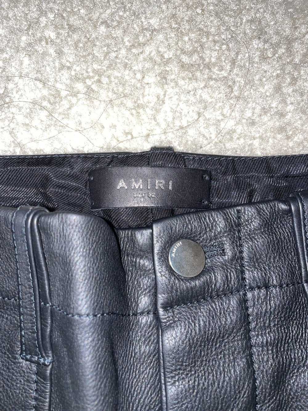 Amiri AMIRI Leather Cargo Flare size 52 - image 3