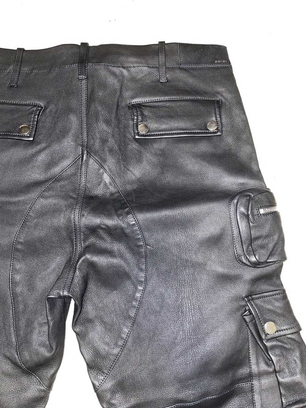 Amiri AMIRI Leather Cargo Flare size 52 - image 5