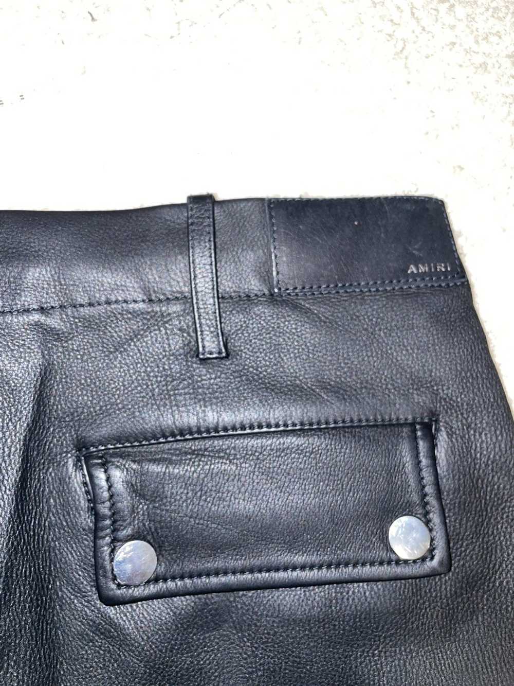 Amiri AMIRI Leather Cargo Flare size 52 - image 6