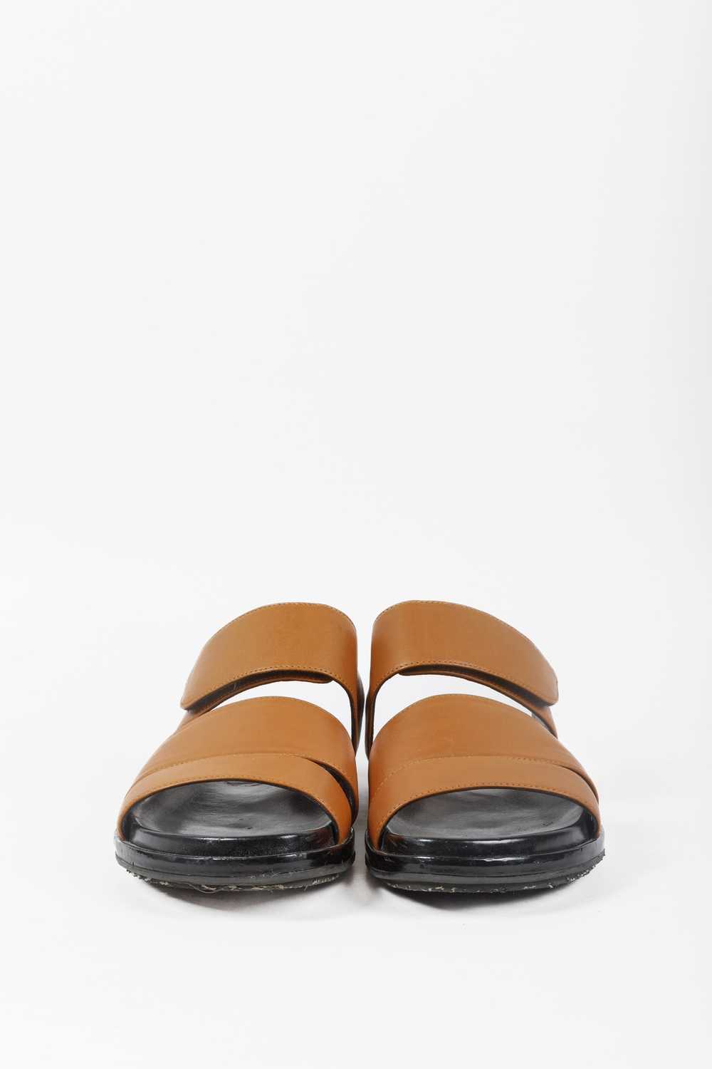 Marni Marni Fussbett Brown Leather Sandals - image 2