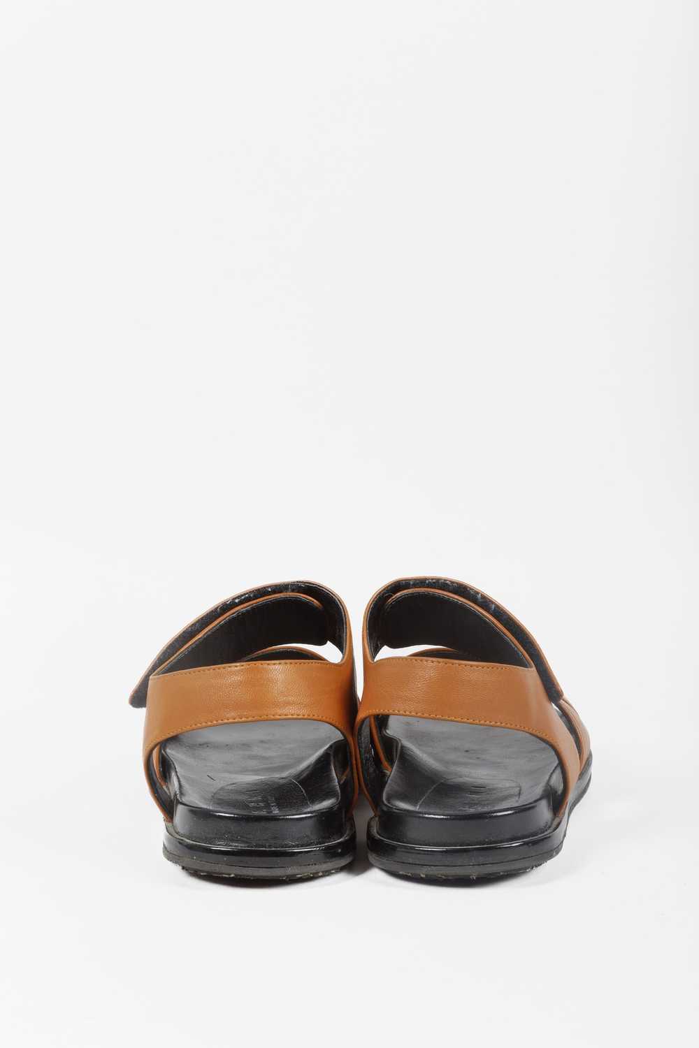 Marni Marni Fussbett Brown Leather Sandals - image 3