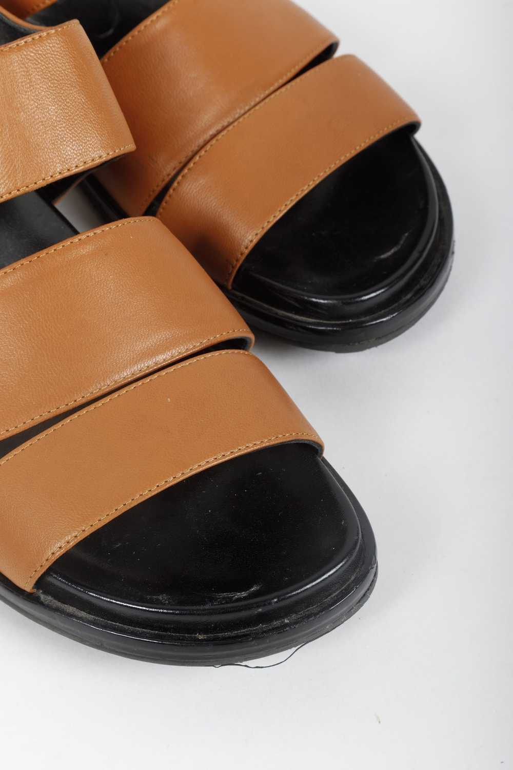 Marni Marni Fussbett Brown Leather Sandals - image 9