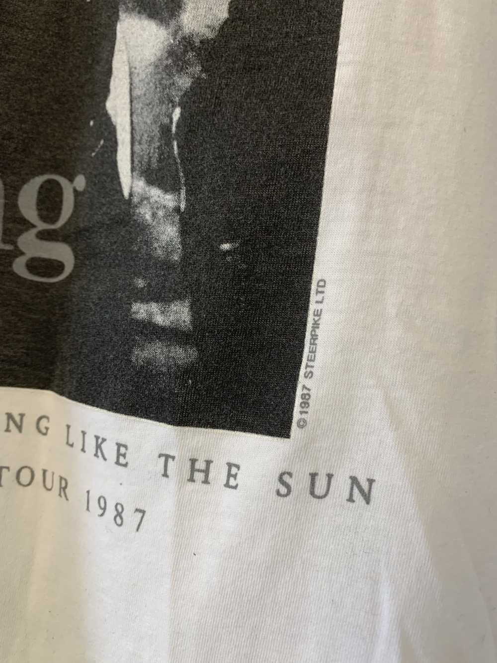 Band Tees × Rock T Shirt × Vintage 1987 Sting "..… - image 5