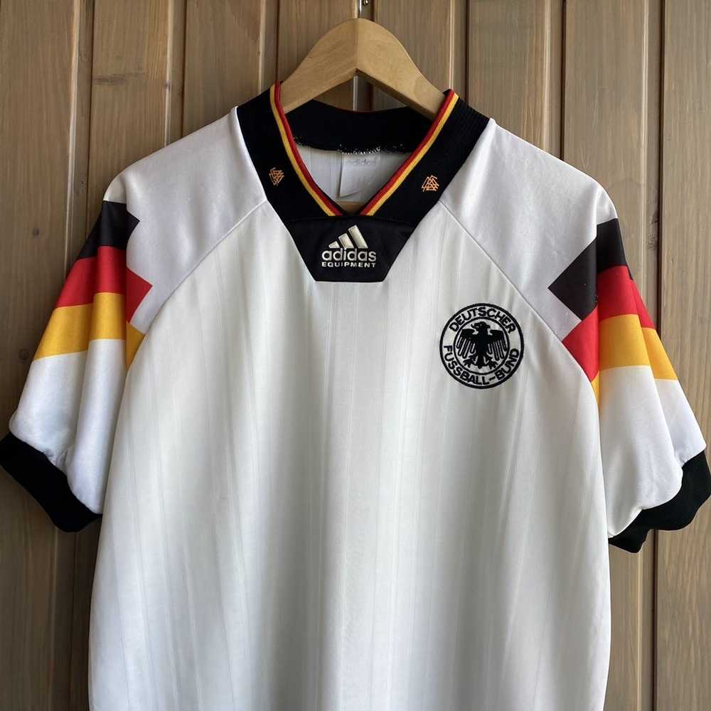 Adidas × Soccer Jersey × Vintage Germany 1992 199… - image 2