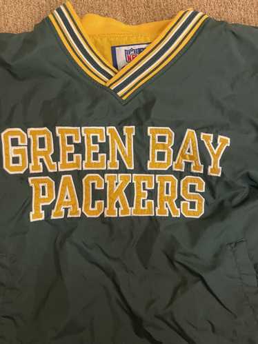 Vintage Green Bay Packers Pullover Windbreaker - image 1