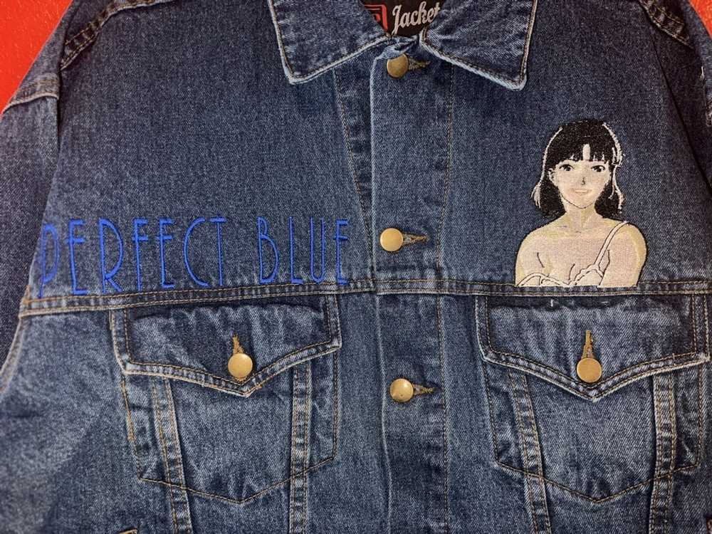 Japanese Brand Perfect Blue denim Jacket vintage … - image 3