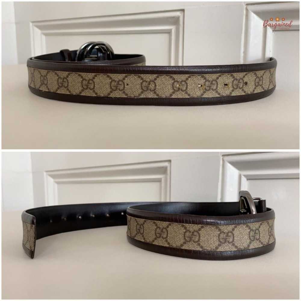 Gucci Interlocking Buckle leather belt - image 3