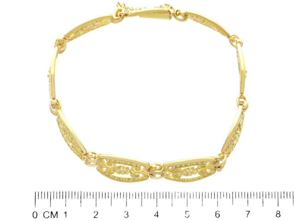 Antique French 18 Karat Yellow Gold Bracelet - image 7