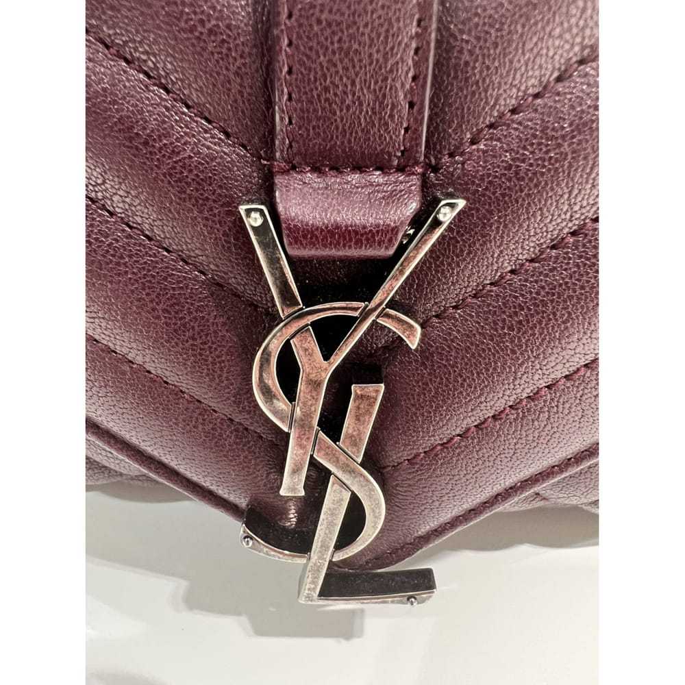 Saint Laurent Collége monogramme leather handbag - image 3