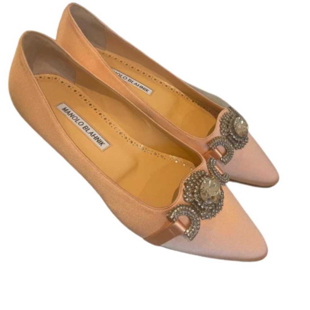 Manolo Blahnik Cloth ballet flats - image 4