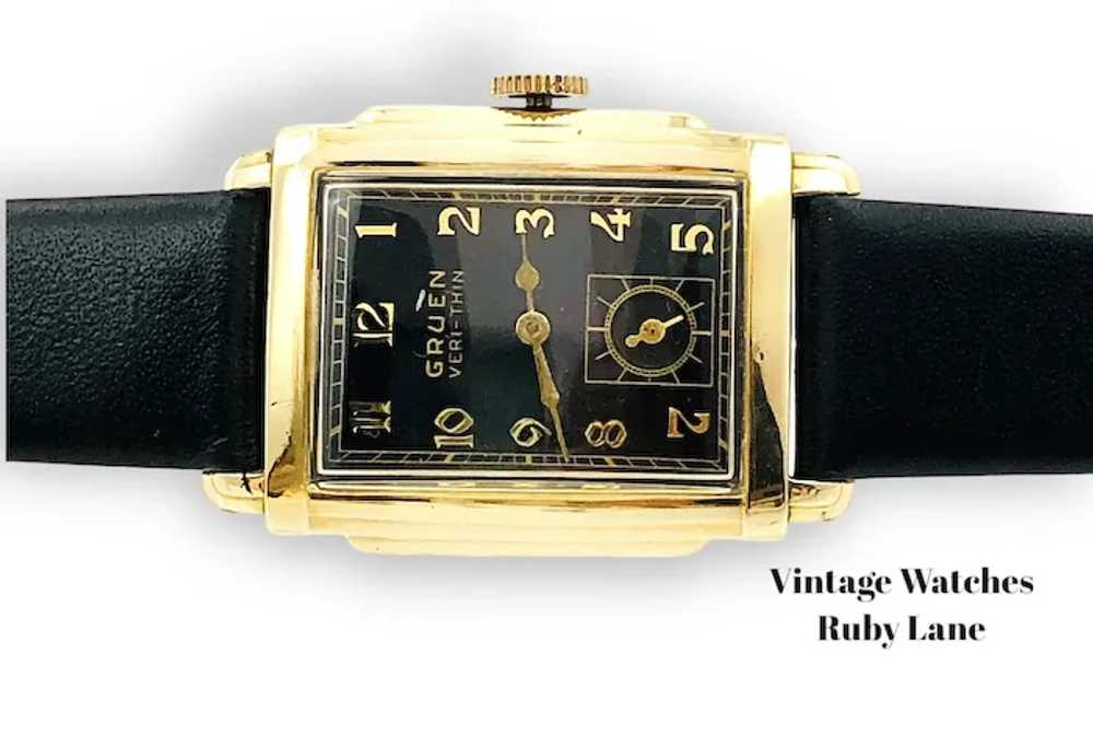 1939 Gruen Savoy Veri-Thin Dress Watch - image 4