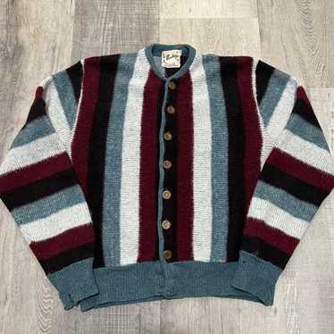 60s fuzzy mohair cardigan - Gem