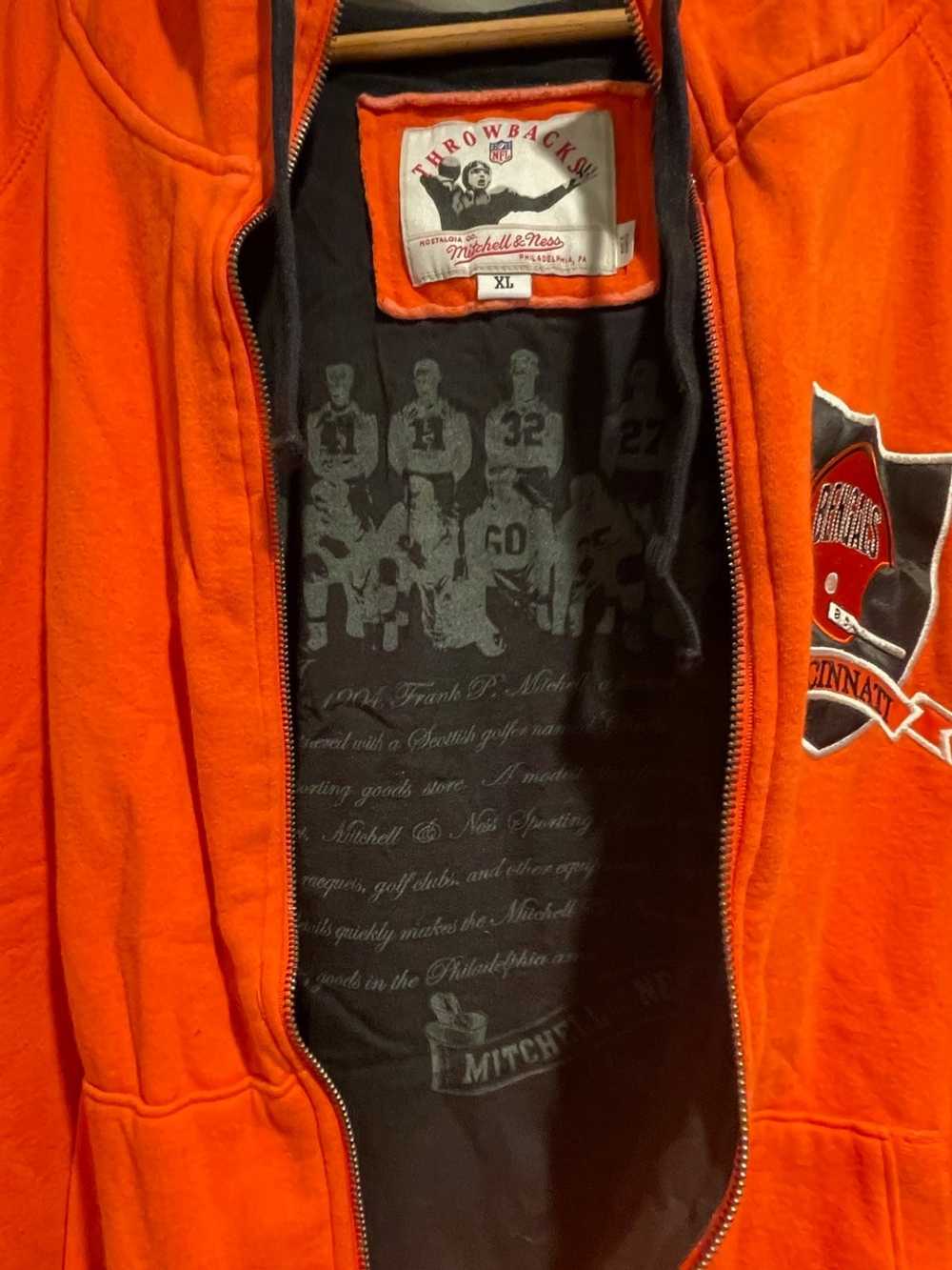 Mitchell & Ness Chainstitch Heavyweight Hoodie Retro Cincinnati Bengals