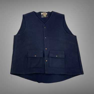 Vintage Vintage 1960s wool button up vest - image 1