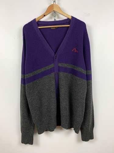 Vintage Evisu gray orders cardigan size large