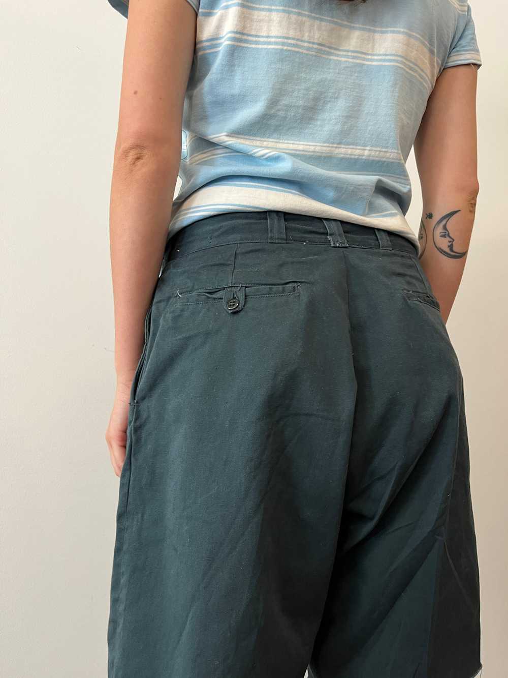 50s Cut Off Work Trousers - image 5