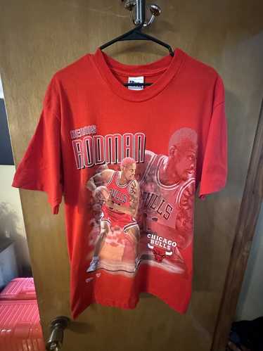 Dennis Rodman Chicago Bulls Mitchell Ness Hardwood Classics Bling Concert  Player T-shirt - Shibtee Clothing