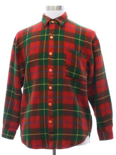 1980's Cash Box USA Mens Wool Blend Flannel Shirt - image 1