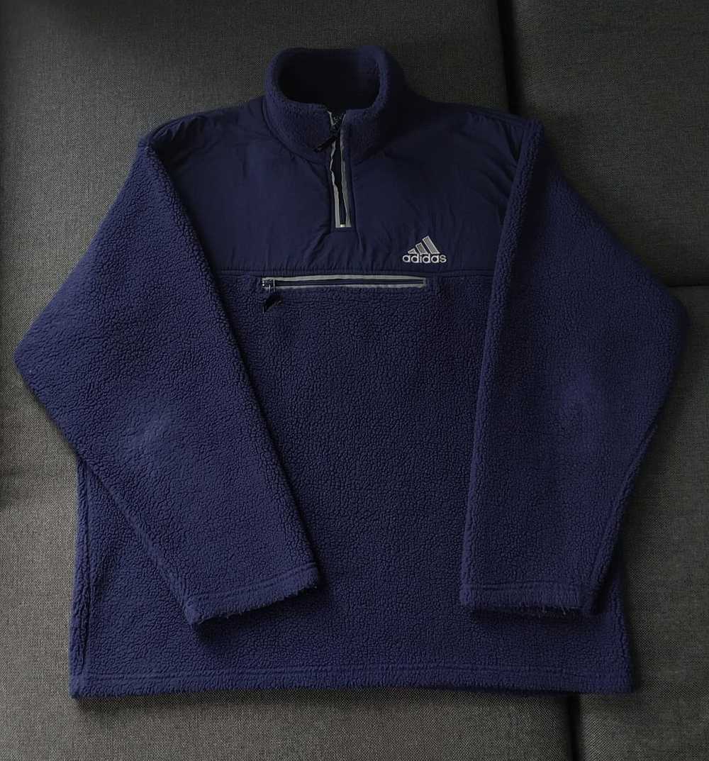 Adidas × Vintage vintage ADIDAS fleece Sherpa ref… - image 1