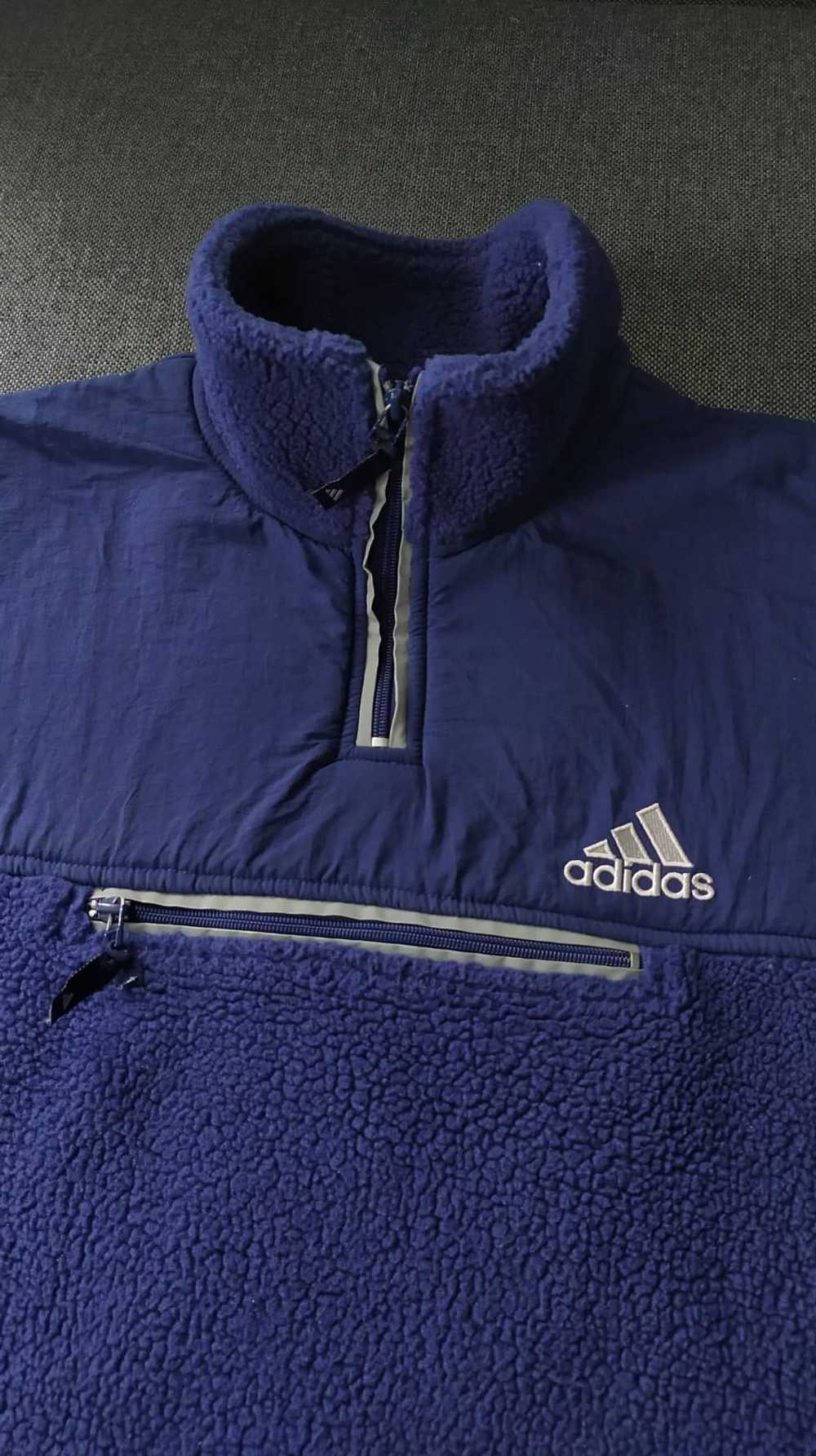 Adidas × Vintage vintage ADIDAS fleece Sherpa ref… - image 3