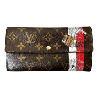 Louis Vuitton Sarah cloth wallet