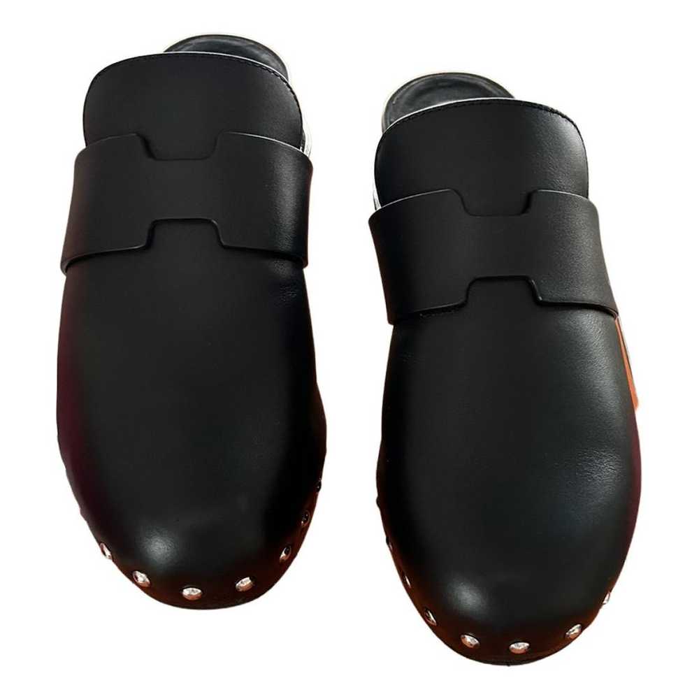 Hermès Calya leather mules & clogs - image 1