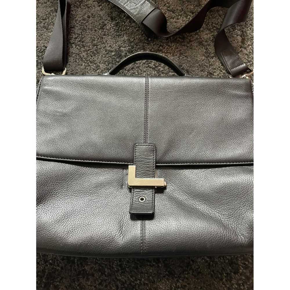 Lancel Oscar leather satchel - image 2