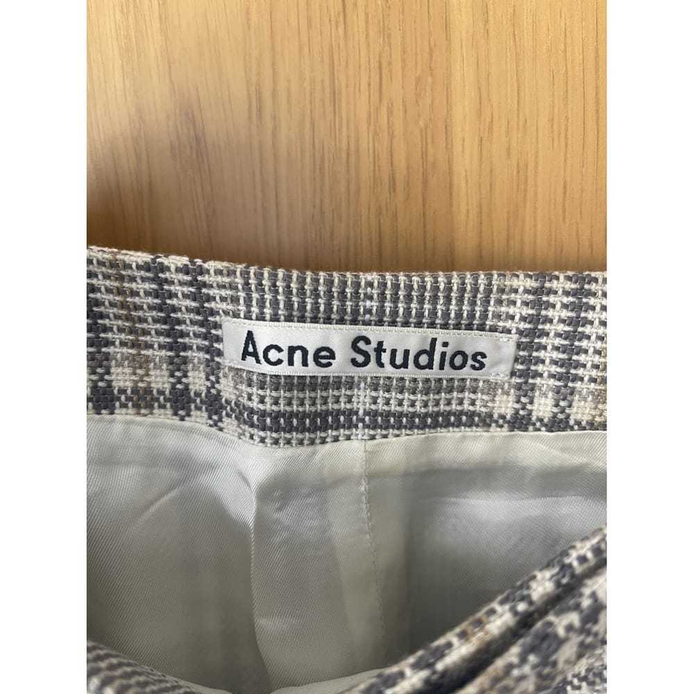Acne Studios Tweed mini skirt - image 2