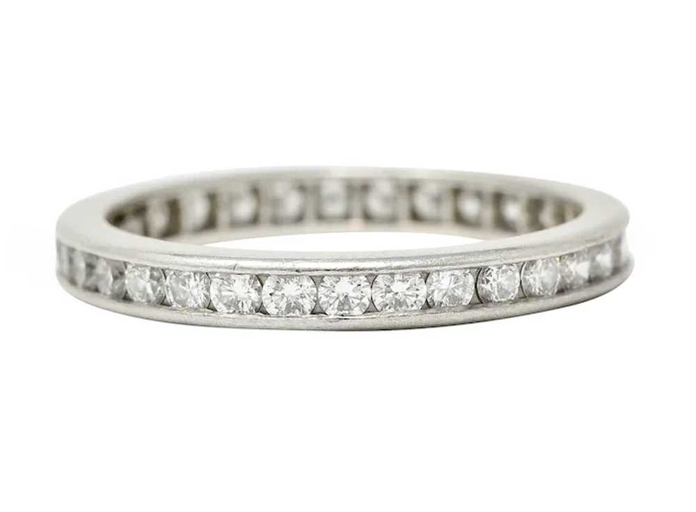 Tiffany & Co. Contemporary 0.90 CTW Diamond Plati… - image 2