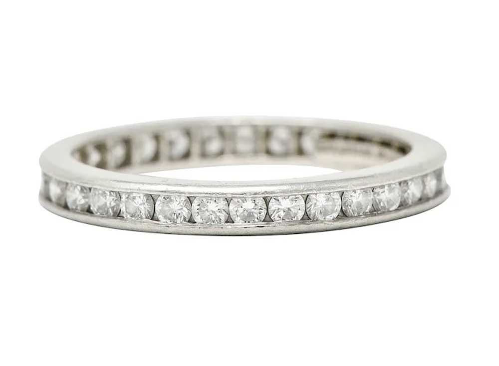 Tiffany & Co. Contemporary 0.90 CTW Diamond Plati… - image 4