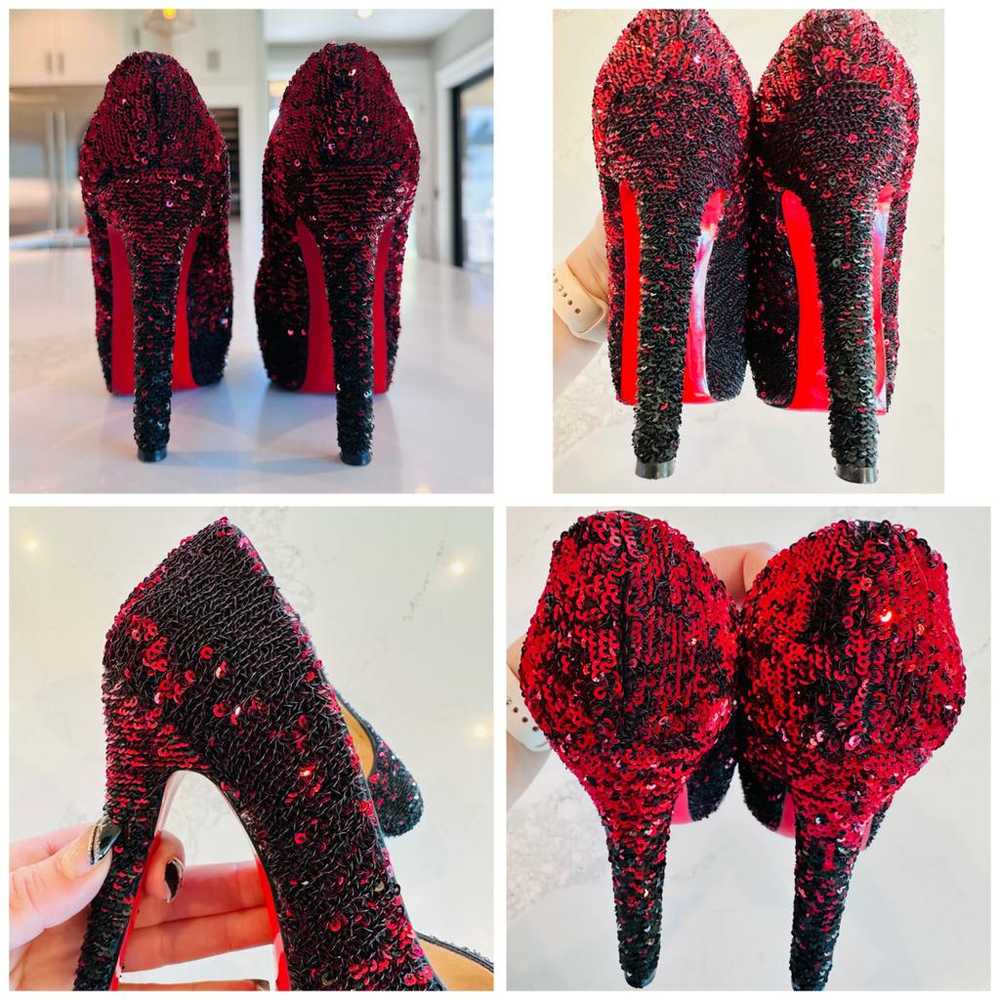 Christian Louboutin Bianca glitter heels - image 10