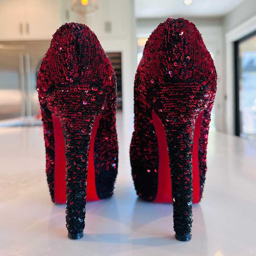 Christian Louboutin Bianca glitter heels - image 4