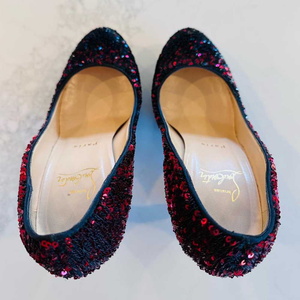 Christian Louboutin Bianca glitter heels - image 5