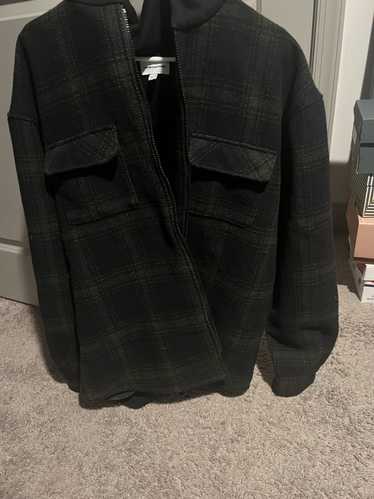 Streetwear Flannel Zip Jacket