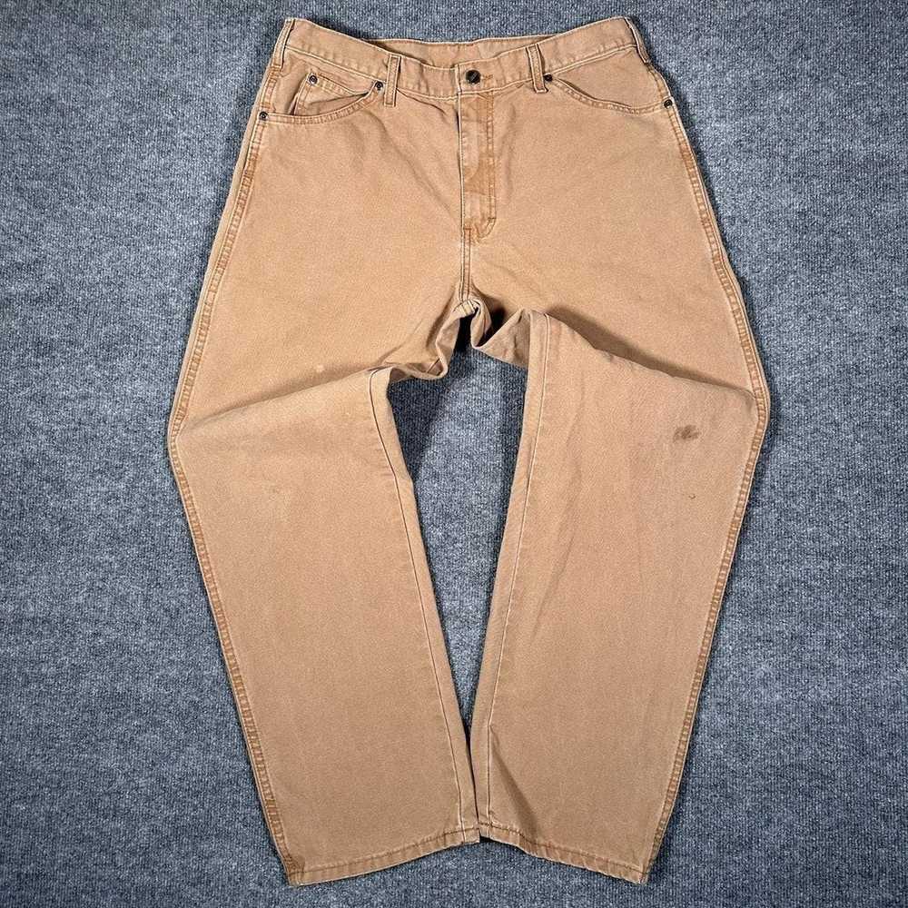 Dickies × Vintage tan dickies workwear faded work… - image 1