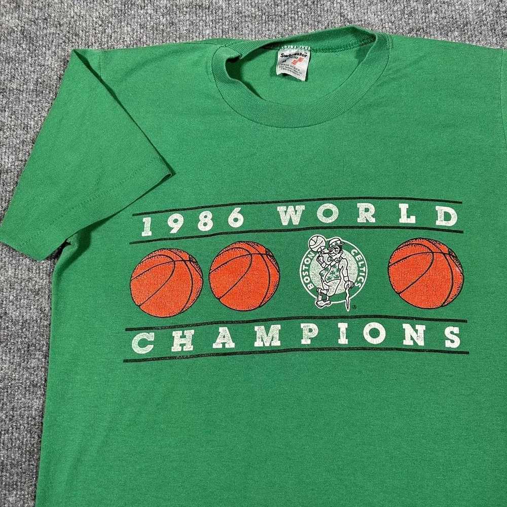 NBA × Vintage vintage green boston celtics nba ch… - image 1