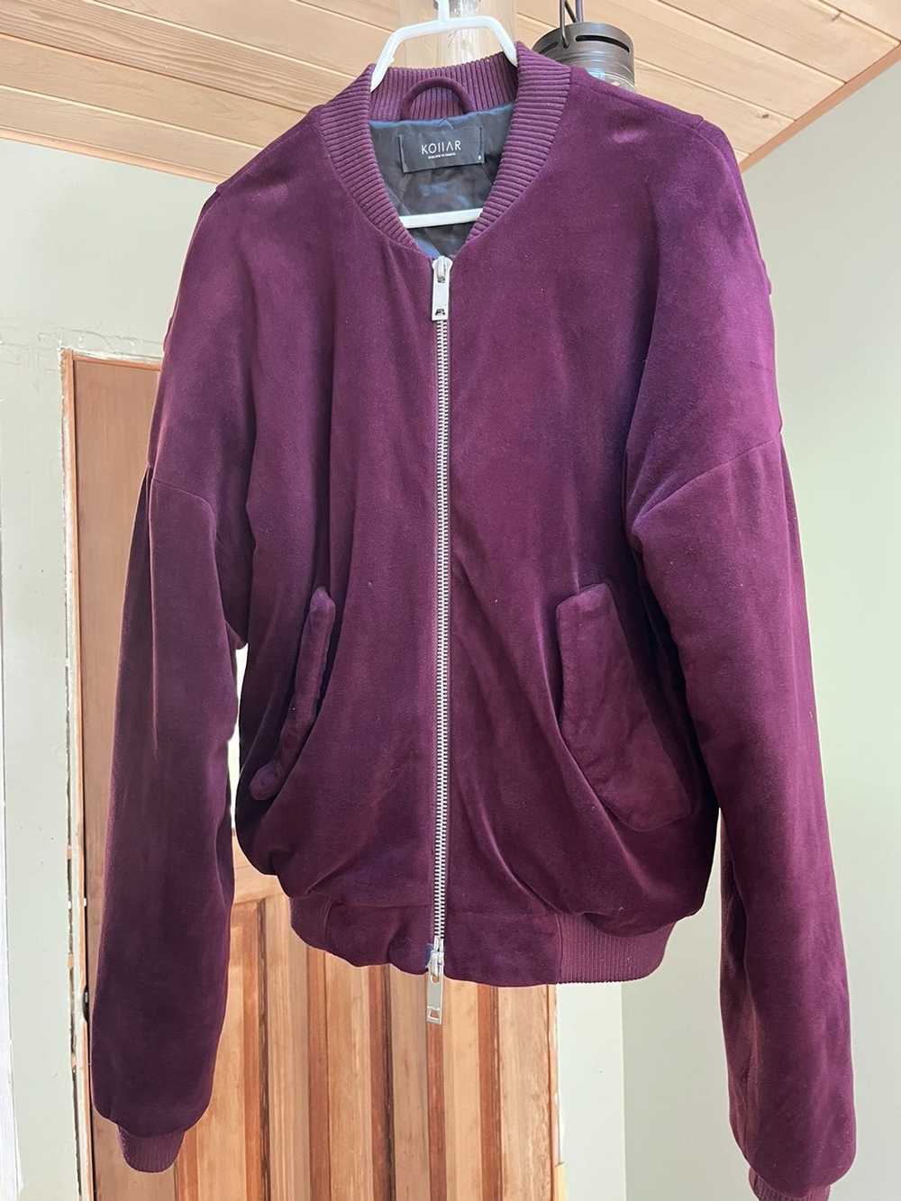 Kollar Clothing Velour Bomber - image 1