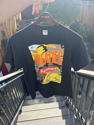 Supreme Supreme wheaties tee box logo black