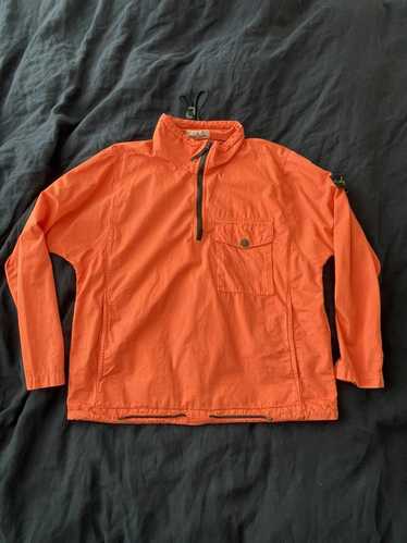 Stone Island Garment Dyed Half Zip Overshirt