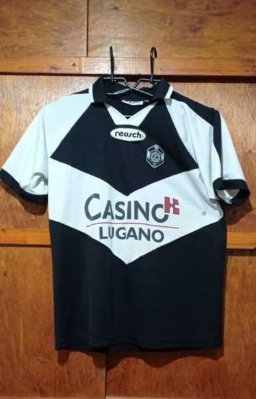 Lotto × Soccer Jersey × Vintage FC LUGANO 90s SWIT