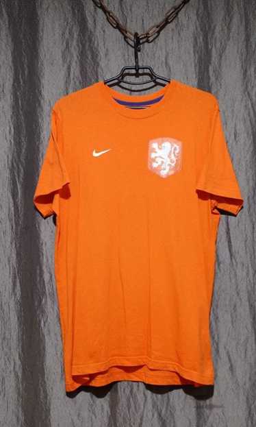 Nike × Soccer Jersey × Vintage Nike Netherlands Na