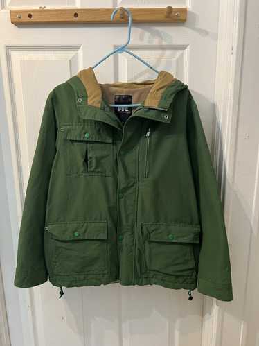 FTC FUR LINED COACH JACKET GREEN